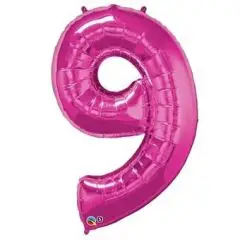 Ballontal - Pink 9 tal - Pink folietal