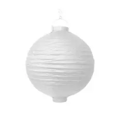 Hvid rislampe med LED - 20 cm - Rislampe med LED