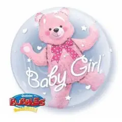 Double Bubble Baby Girl - Double-balloner - Luksus
