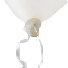 Ballonsnor - 100 stk. Hvid - Ballonbånd