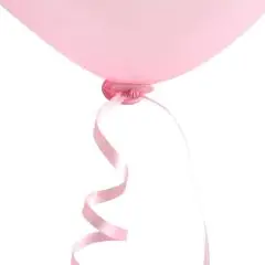 Ballonsnor - 100 stk. Rosa - Ballonbånd