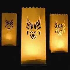 Lysposer med duer - Lysposer