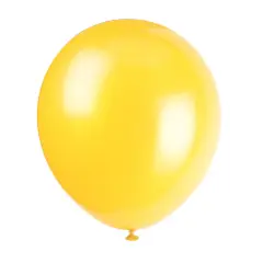 GULE BALLONER - 10 STK. - Politi tema