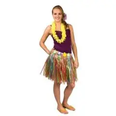 Hawaiiskørter - farvet med blomster - Hawaii drenge-tema