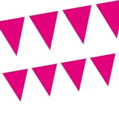 Mini flag pink - Mini-banner