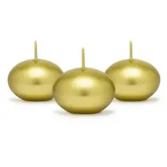 FLYDELYS I Guld - 50 STK. - Stearinlys