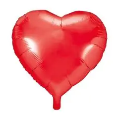 KÆMPE FOLIE HJERTE - RØD 24" - Hjerteballoner