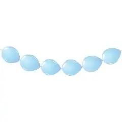 Himmelblå LINK / KÆDEBALLONER. - Linkballoner