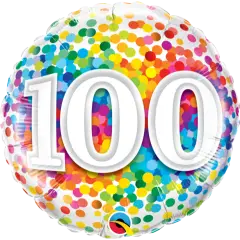 100 ÅRS FØDSELSDAGS BALLON - Send en ballon med helium
