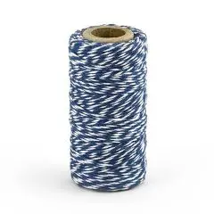 BOMULDSSNOR - Navy blå - 50M. - Bomuldssnor