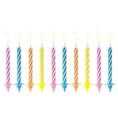 Fødselsdags kagelys - 10 stk - Fødselsdag