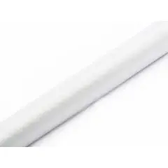 Organza hvid - 0.36 x 9m - Organza bordløber 0,36 X 9 meter