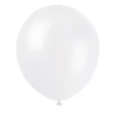 HVIDE BALLONER - 100 STK. - Enkeltstyks balloner