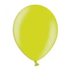 Metallic limegrøn balloner - 50 stk. - 50 stk. poser - Billige balloner