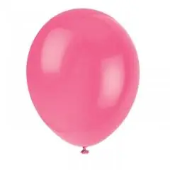 MØRK LYSERØD BALLONER - 50 STK. - Enkeltstyks balloner