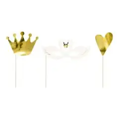 Svane fotosjovt - 3 dele. - Foto props til brylluppet.