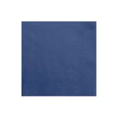 NAVY BLUE SERVIETTER - 33X33 CM - 20 STK. - servietter