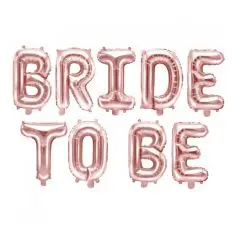 BRIDE TO BE FOLIE BALLONER ROSEGOLD - Ballon-tekst