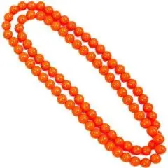 Perlekæde neon orange - 1 stk. - Hawaii-tema