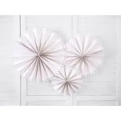 Rosetter - beige - 3 stk. - Ivory-tema