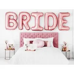 BRIDE Folie balloner - 280x86cm - Ballon-tekst