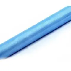 Organza himmelblå - Organza bordløber 0,36 X 9 meter