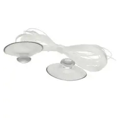 Sugekopper & decoline - 6 sugekopper - Ballonbånd