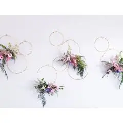 Dekorationer Metal Ringe - 2 stk. - Outlet