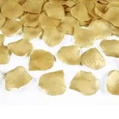 Guld rosenblade 100 stk. - Guld-tema