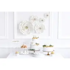 Blomster baggrund - Cream - 5 stk. - Ivory-tema