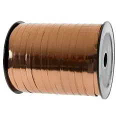 Metallic Rose Gold Bånd - 7mm. - 250 meter. - Ballonbånd