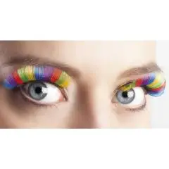 Øjenvipper Regnbue. - Pride