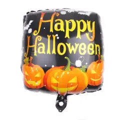 Happy Halloween ballon - 45 cm - 1 stk. - Halloween-balloner