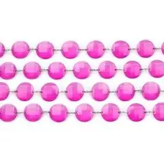 Pink pynte guirlande - Pyntediamanter