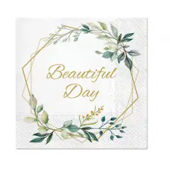 SERVIETTER : Beautiful Day - 33X33 CM / 20 STK. - Servietter