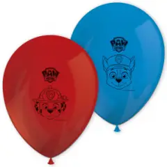 Paw Patrol balloner - 8 stk - Paw Patrol fødselsdag
