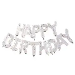 HAPPY BIRTHDAY I CONFETTI - Ballon-tekst
