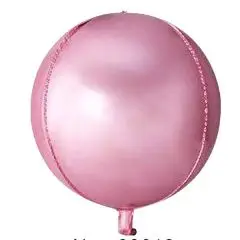 KUGLERUND FOLIE BALLON - LYSERØD - Kuglerund folieballon