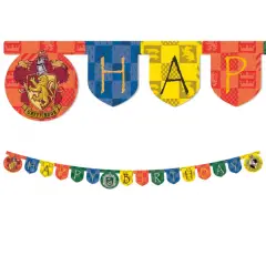 Flagbanner - Harry Potter - Happy Birthday - Harry Potter fødselsdag