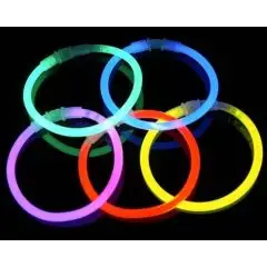 Knæklys armbånd - 15 stk. - Knæklys