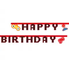 Fødselsdag banner - Gaming - Mini-banner