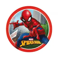 Spiderman - Paptallerkener - Spiderman fødselsdag