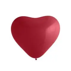 Kæmpe Hjerte - Rød Latex - 36" - Rød student pynt