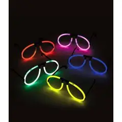 Knæklys briller - 1 stk. - Blå student pynt