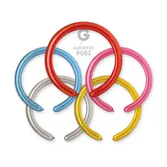 Figur Balloner - Metallic Mix - 100 stk - Ballondyr