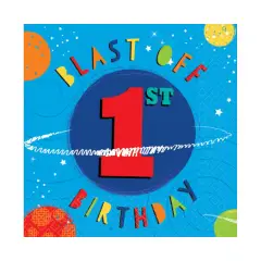 Første fødselsdag - Servietter - 16 stk. - Servietter med motiv