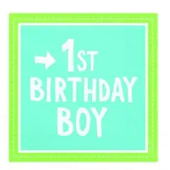 1st Birthday Boy - Servietter - Bordopdækning