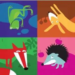 Servietter - Dyr i skoven - Servietter med motiv