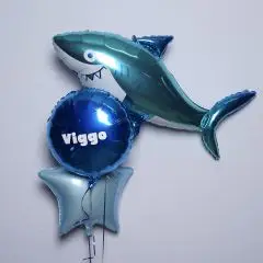 Ballonbuket - Haj - Fars dag balloner
