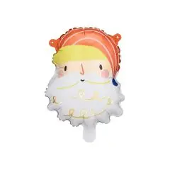 Julemand folieballon - 5 stk. - Folieballoner med tryk